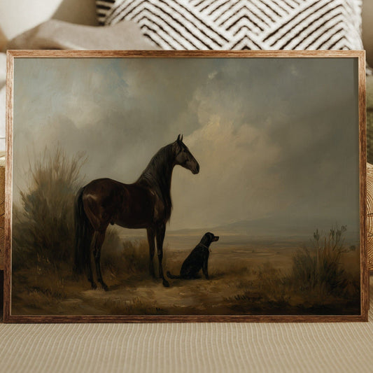 Noble Steed Shares Dawn With Friend