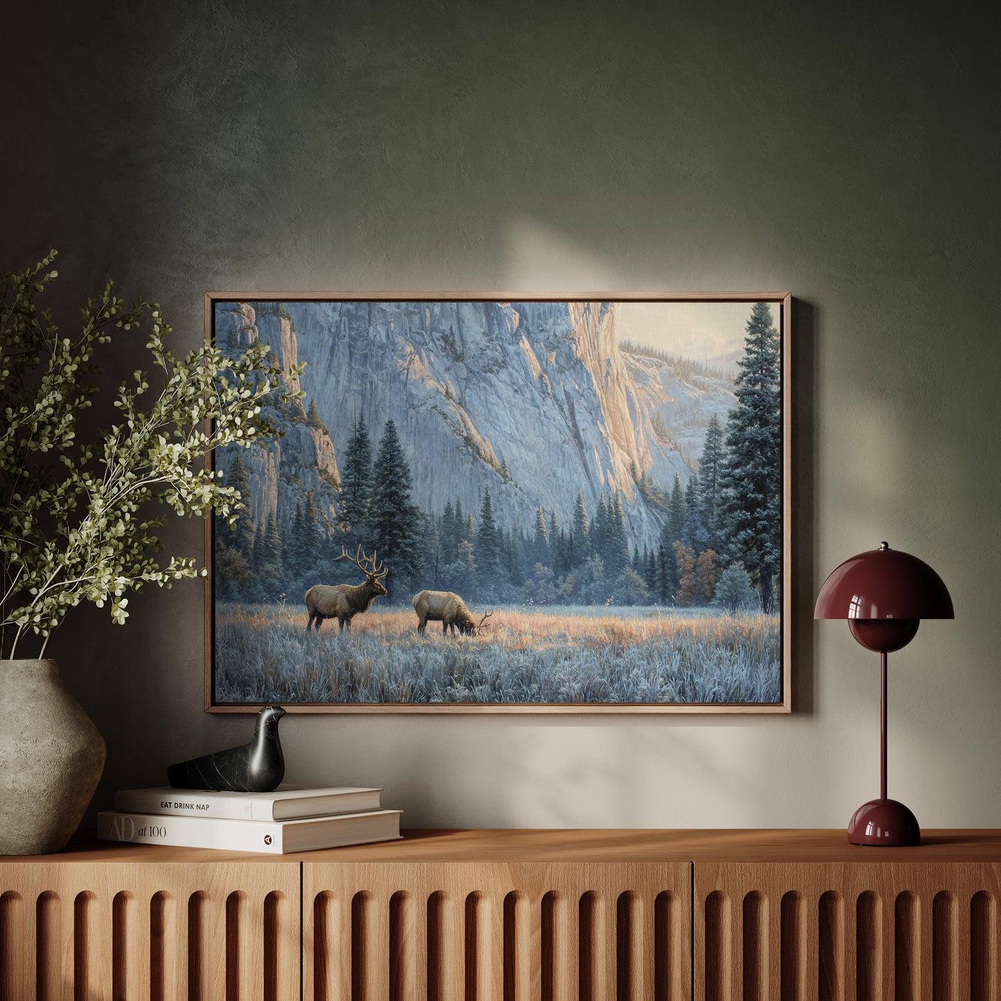 Morning Frost Greets Valley Elk