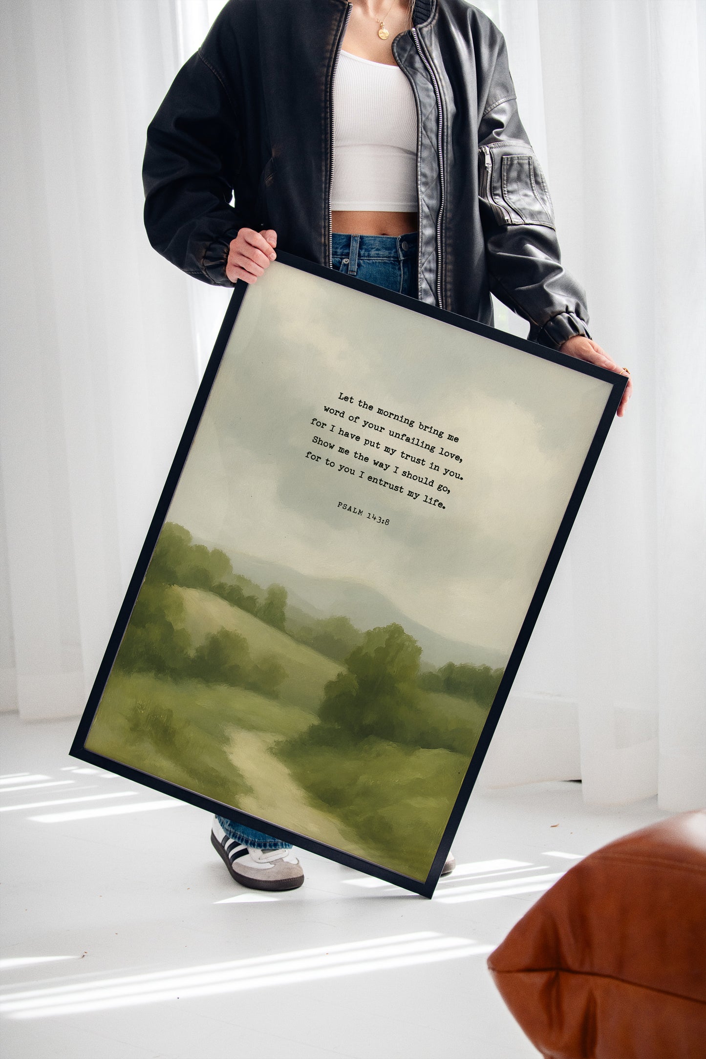 Morning Trust Psalm 143:8 Landscape Print