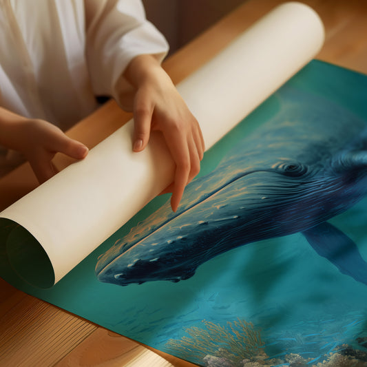 Gentle Giant Drifts Through Aqua