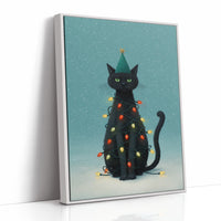Festive Feline's Holiday Mischief