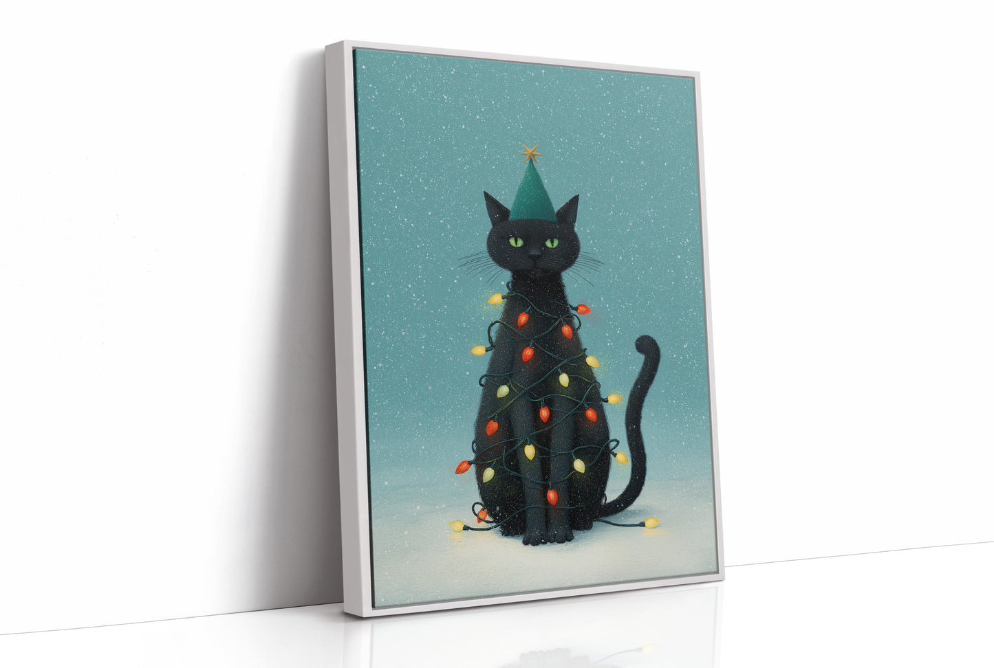 Festive Feline's Holiday Mischief