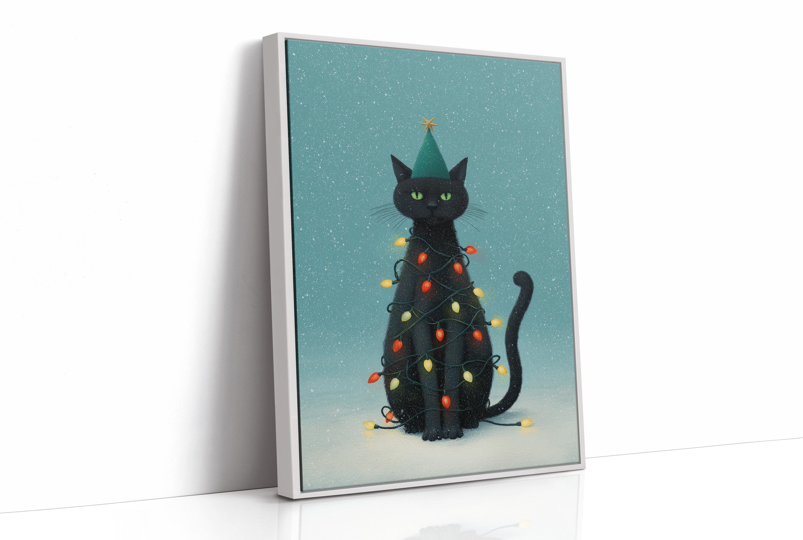 Festive Feline's Holiday Mischief