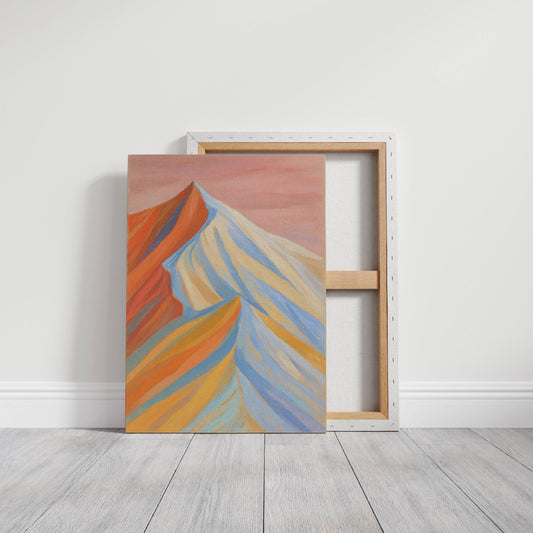 Morning Light Paints Mountain Ribbons