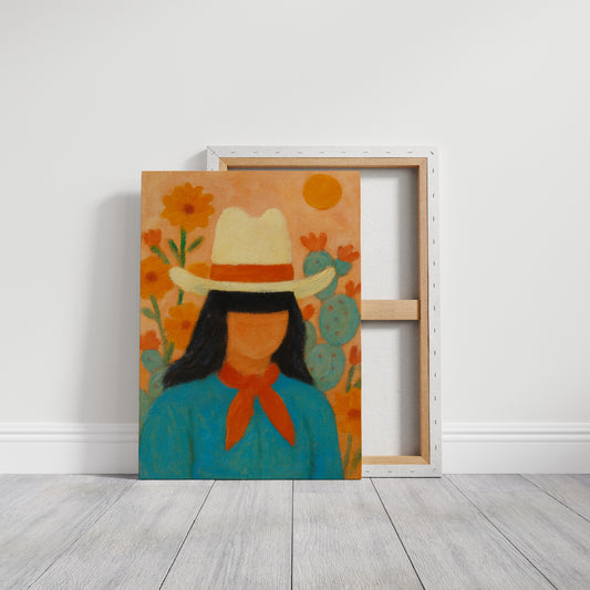 Cowgirl in Bloom
