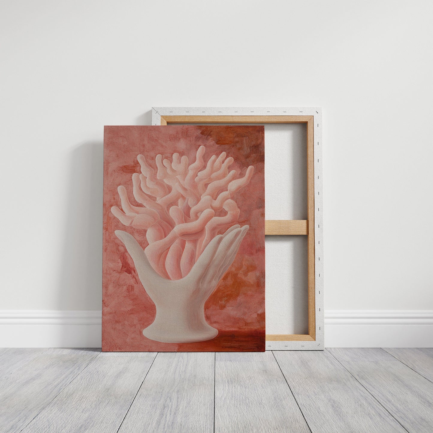 Coral Dreams In Porcelain Light
