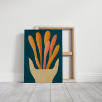 Sunlit Fingers Reach For Sky