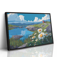 Daisies Dance Above Northern Waters