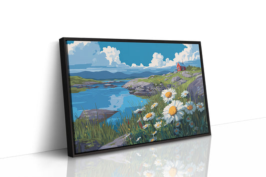 Daisies Dance Above Northern Waters