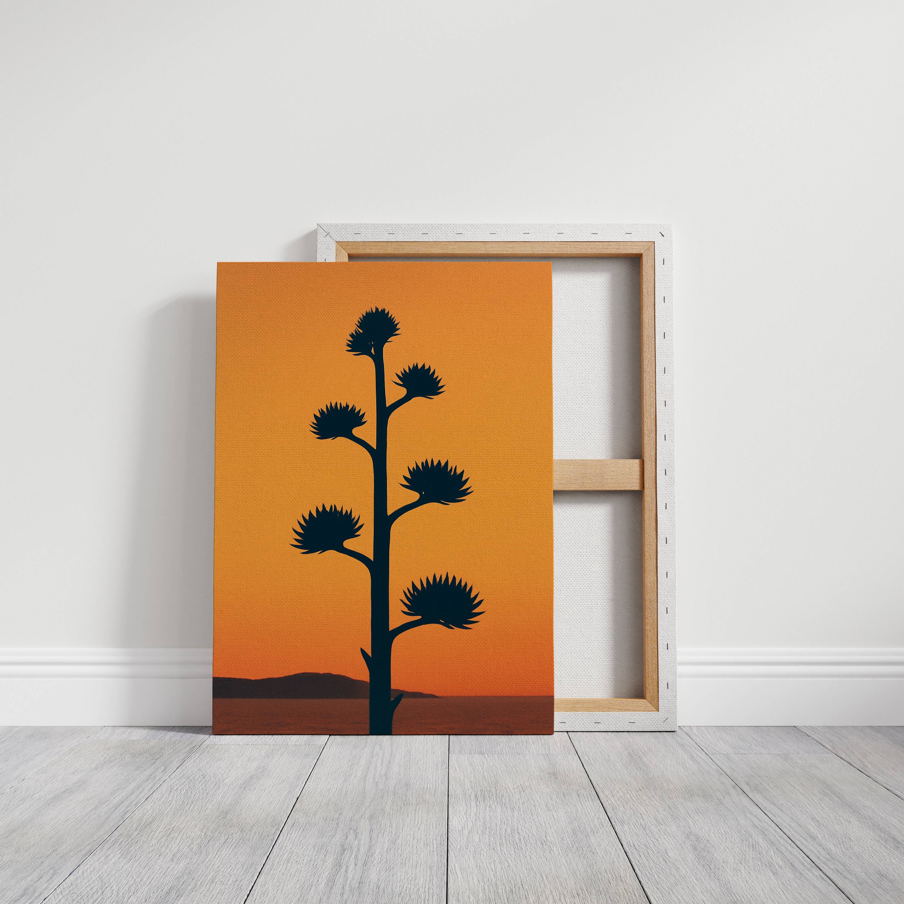 Desert Century Plant Meets Dusk