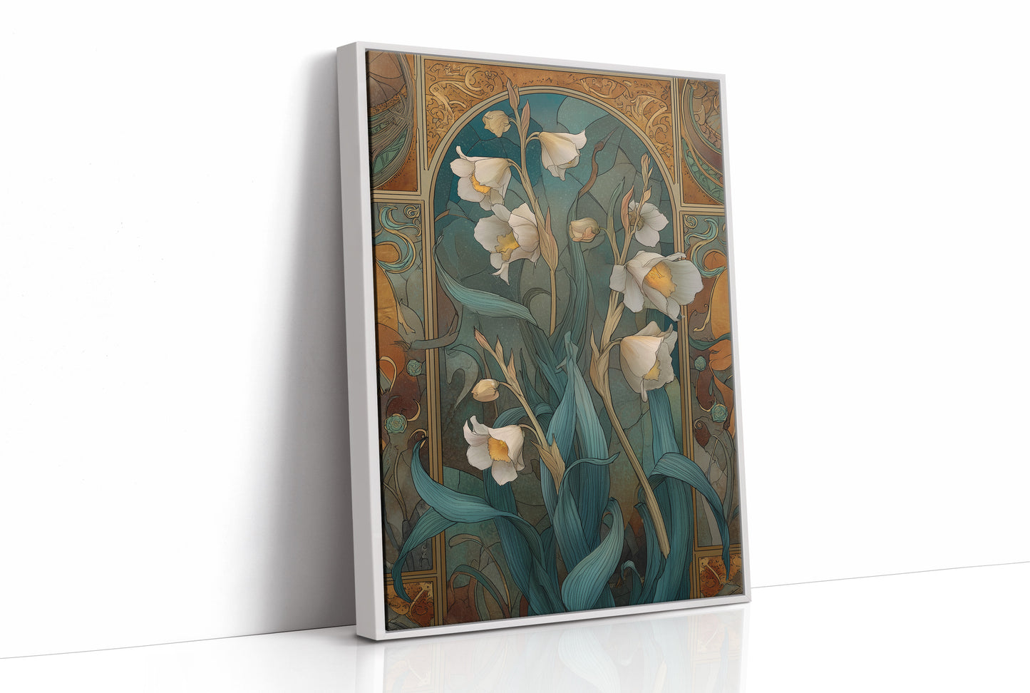 Where Daffodils Dream In Teal