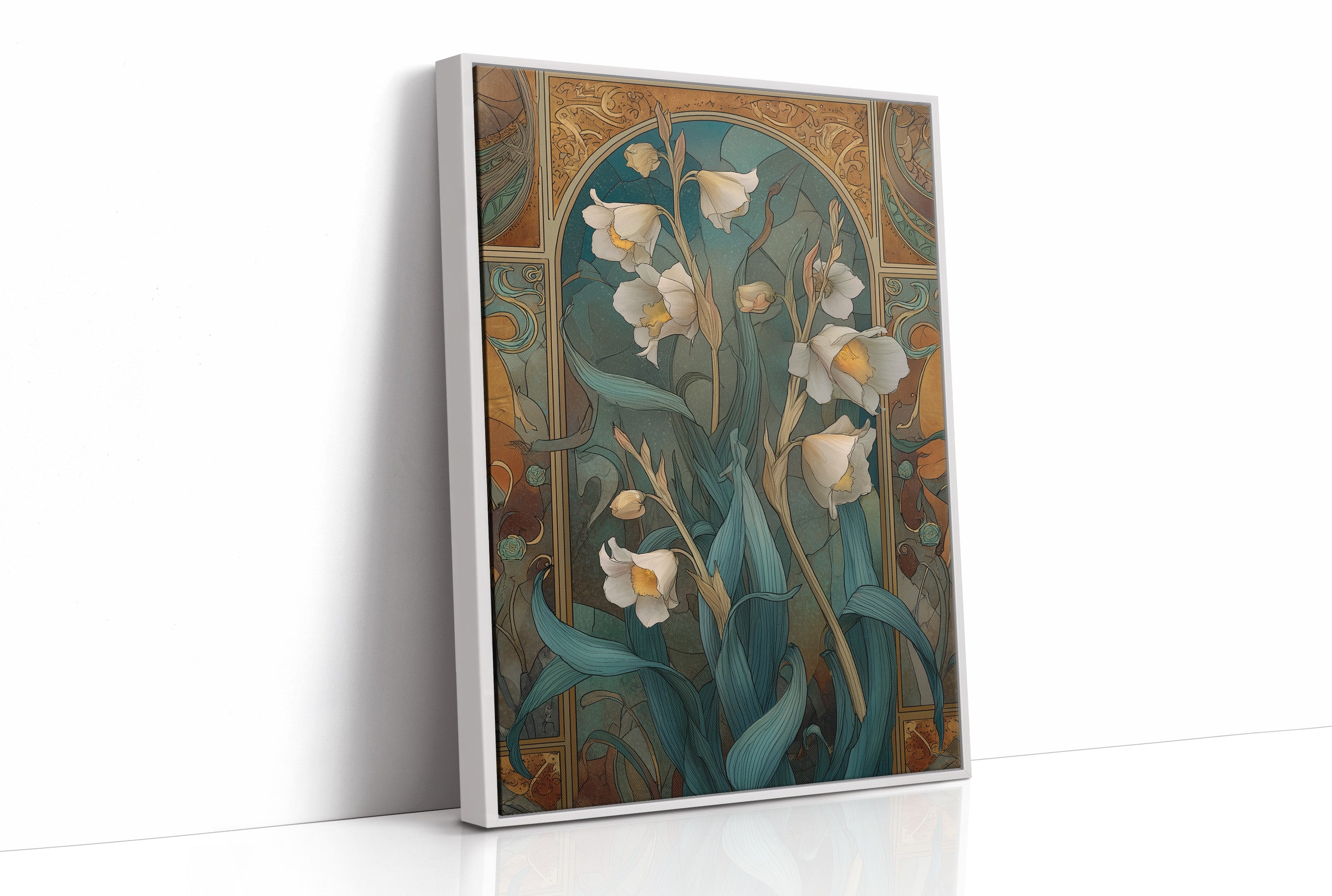Where Daffodils Dream In Teal