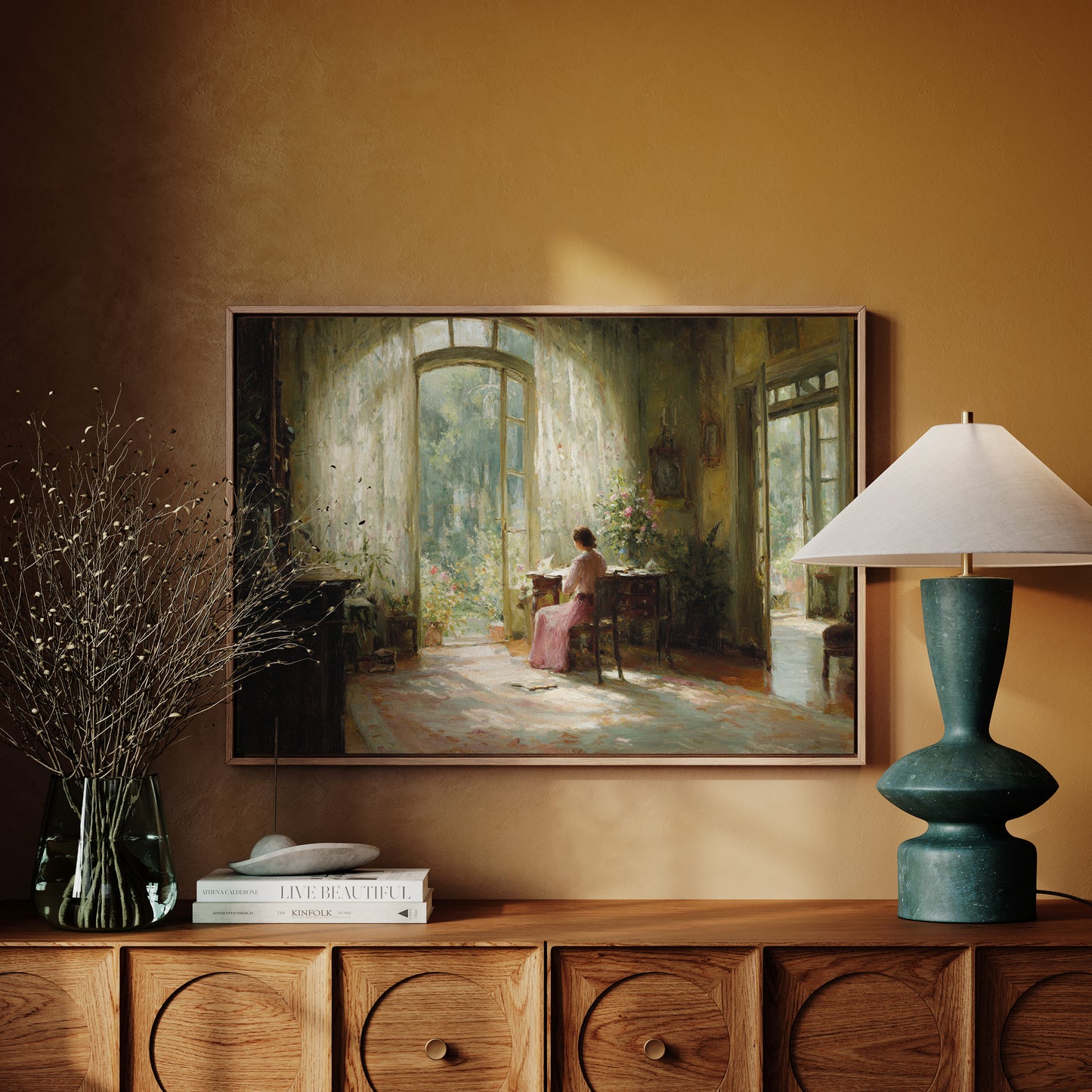 Summer Light Fills This Quiet Room