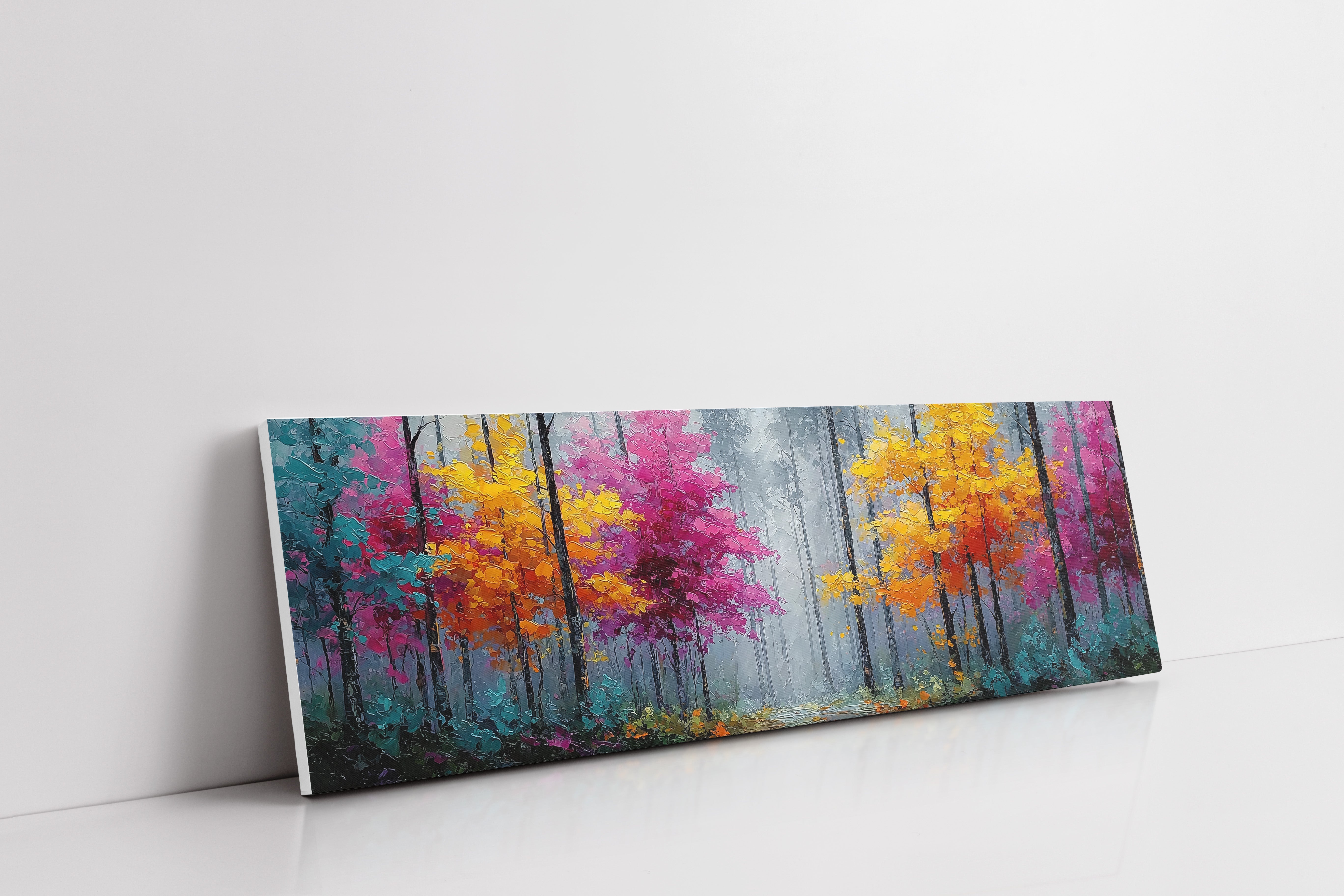 Vibrant Autumn Forest Path
