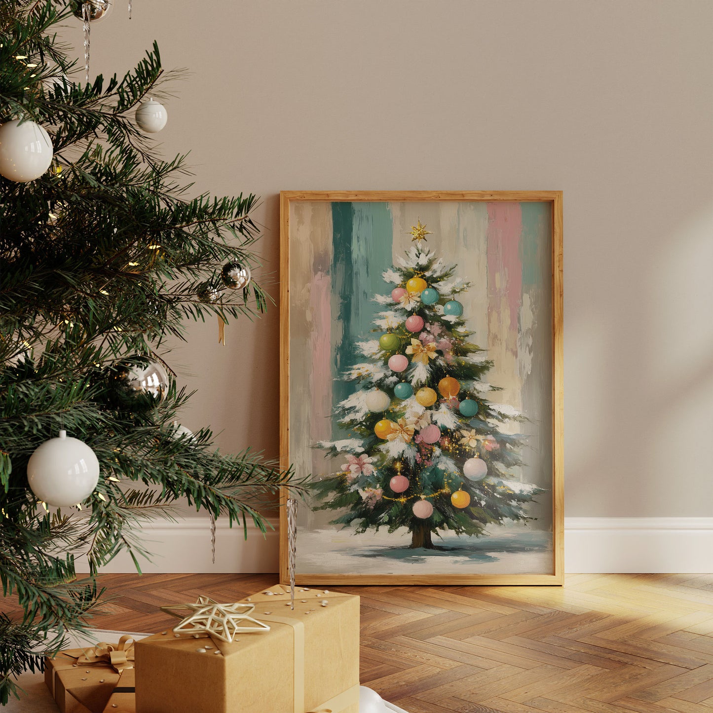 Pastel Ornaments Paint December Dreams