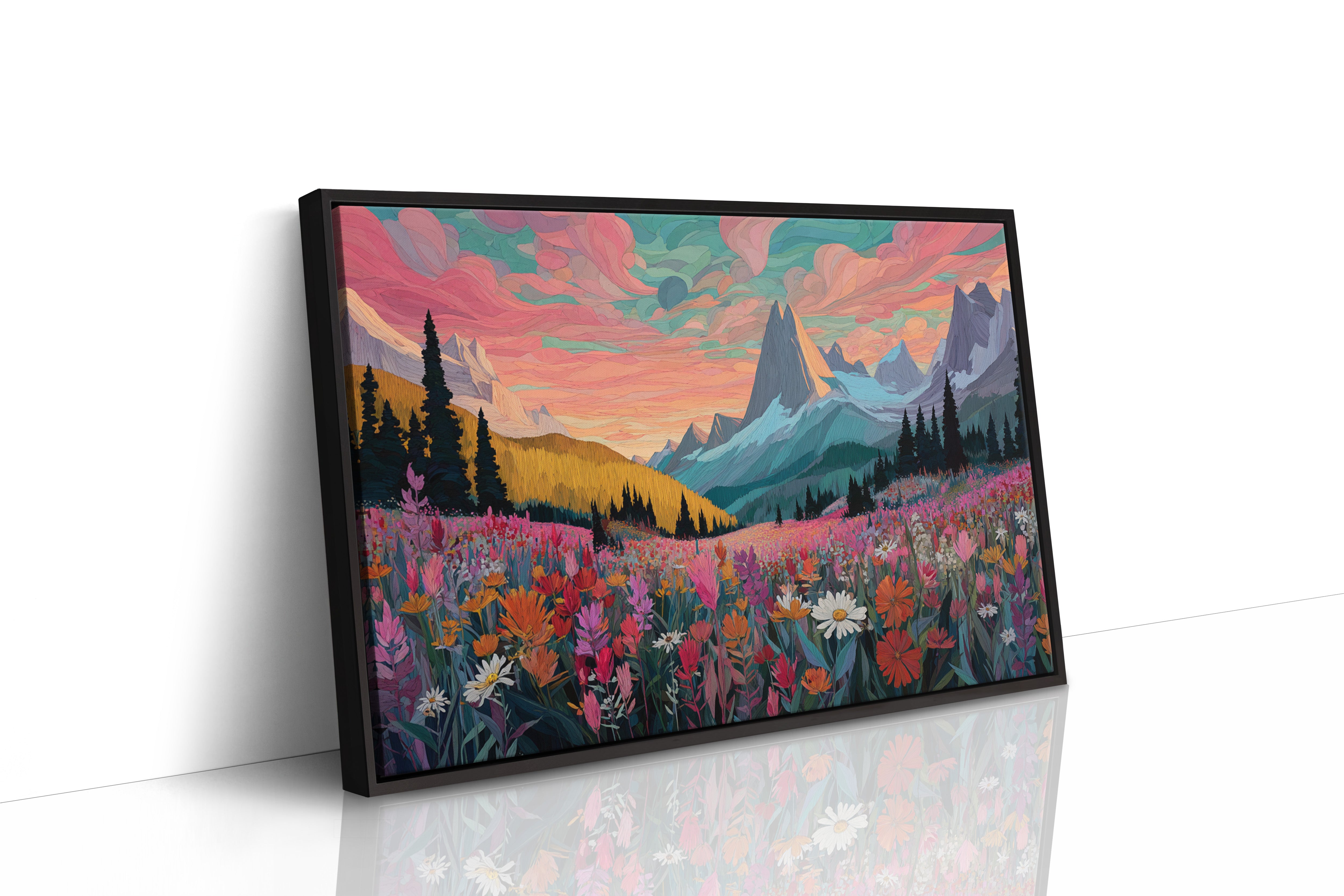 Alpine Meadows Catch Fire At Dawn