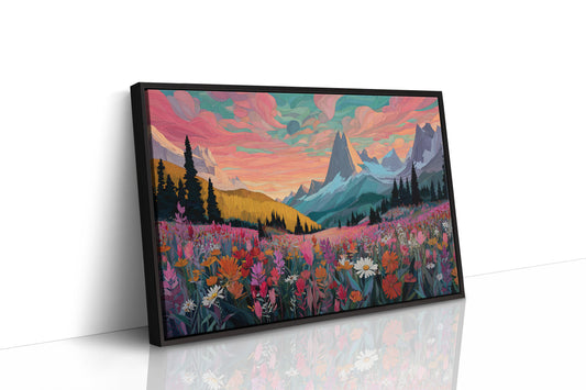 Alpine Meadows Catch Fire At Dawn