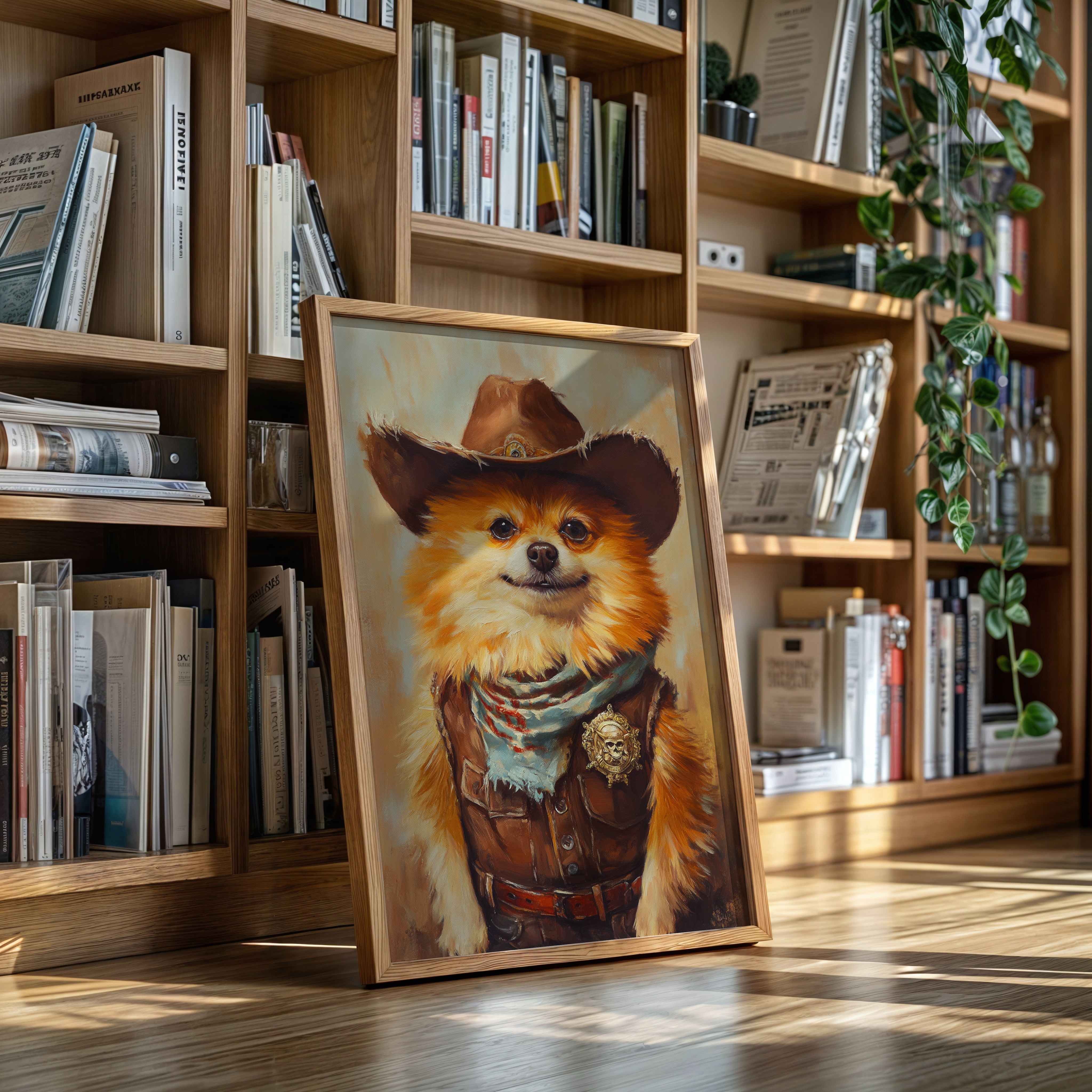 Pomeranian Wild West Deputy