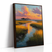 Sunset Over the Salt Marsh