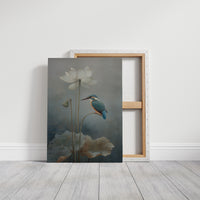 Blue Hunter Finds Morning Mist