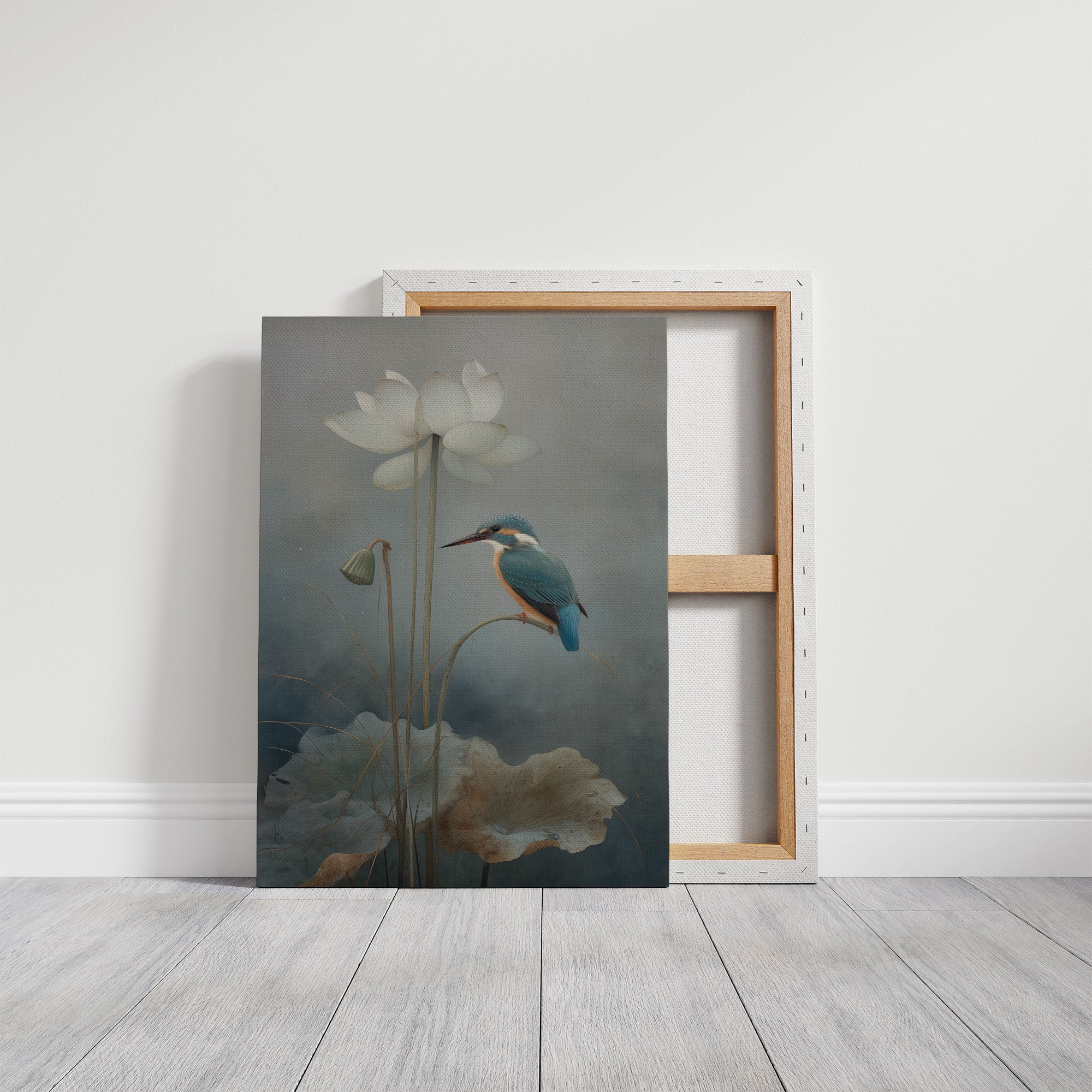 Blue Hunter Finds Morning Mist