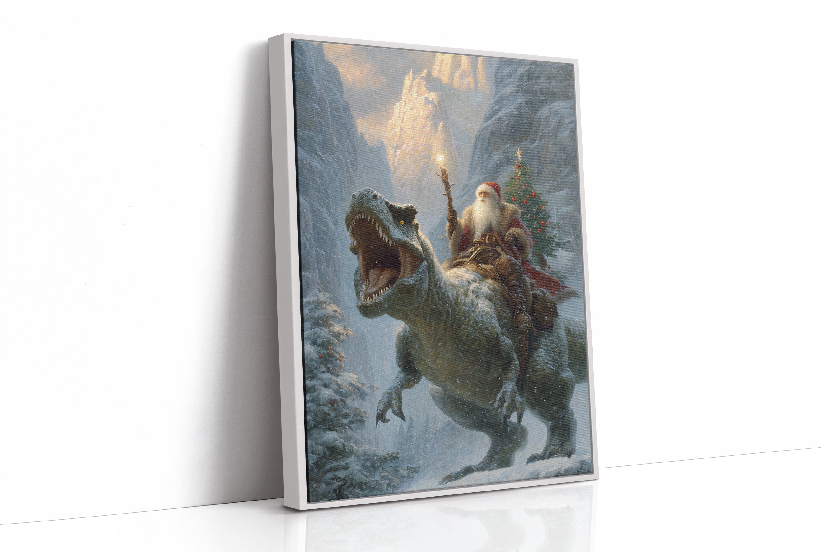 Prehistoric Sleigh: Holiday Delivery Through Time