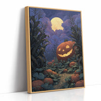 Grinning Beneath the Harvest Moon