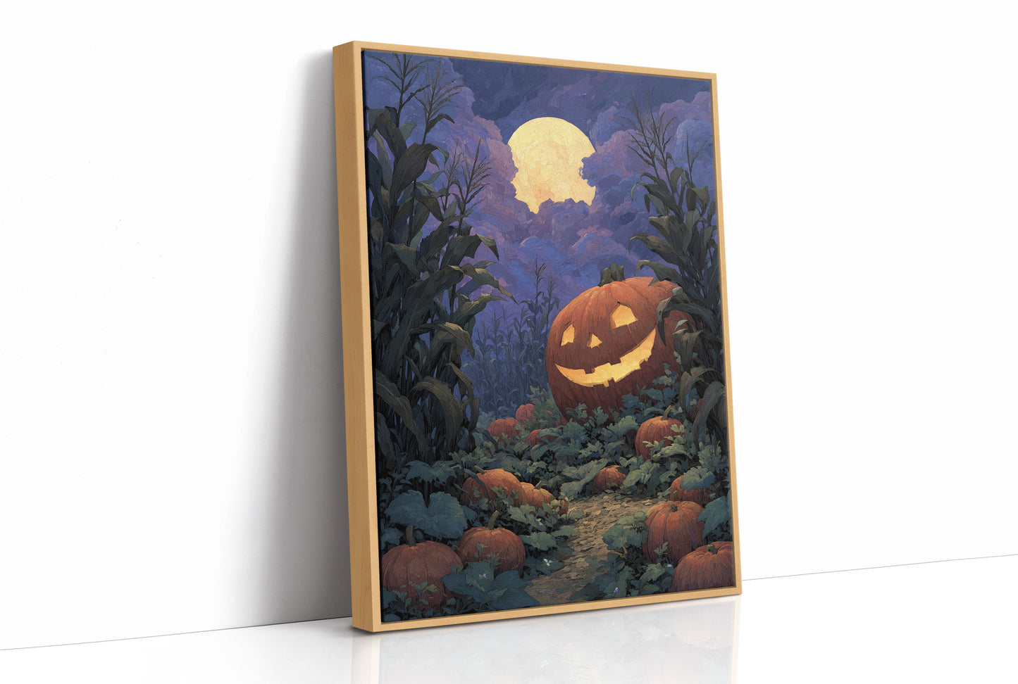 Grinning Beneath the Harvest Moon