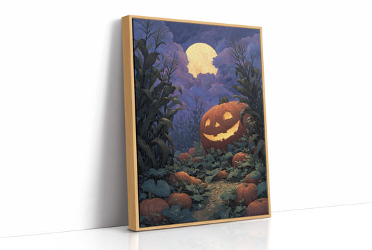 Grinning Beneath the Harvest Moon