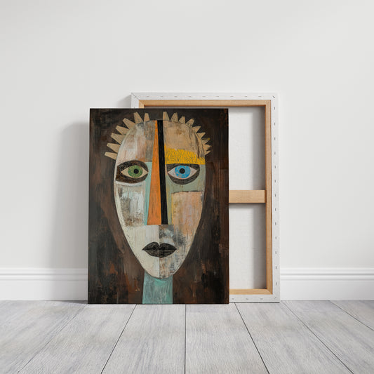 Divided Face Speaks Ancient Stories