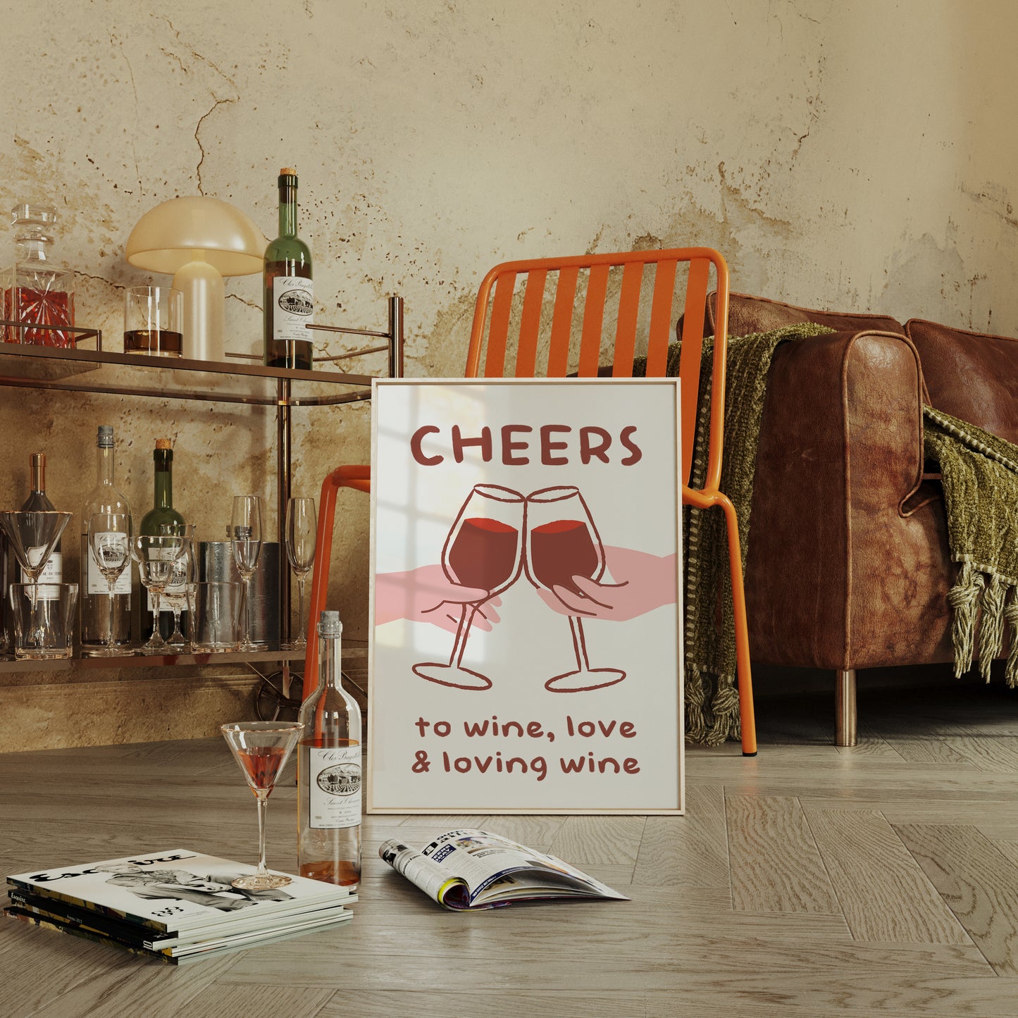 Wine Glasses Dance Their Evening Song
