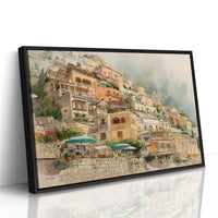 Sunlit Terraces Along Amalfi's Edge