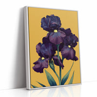 Dark Violet Against The Gold