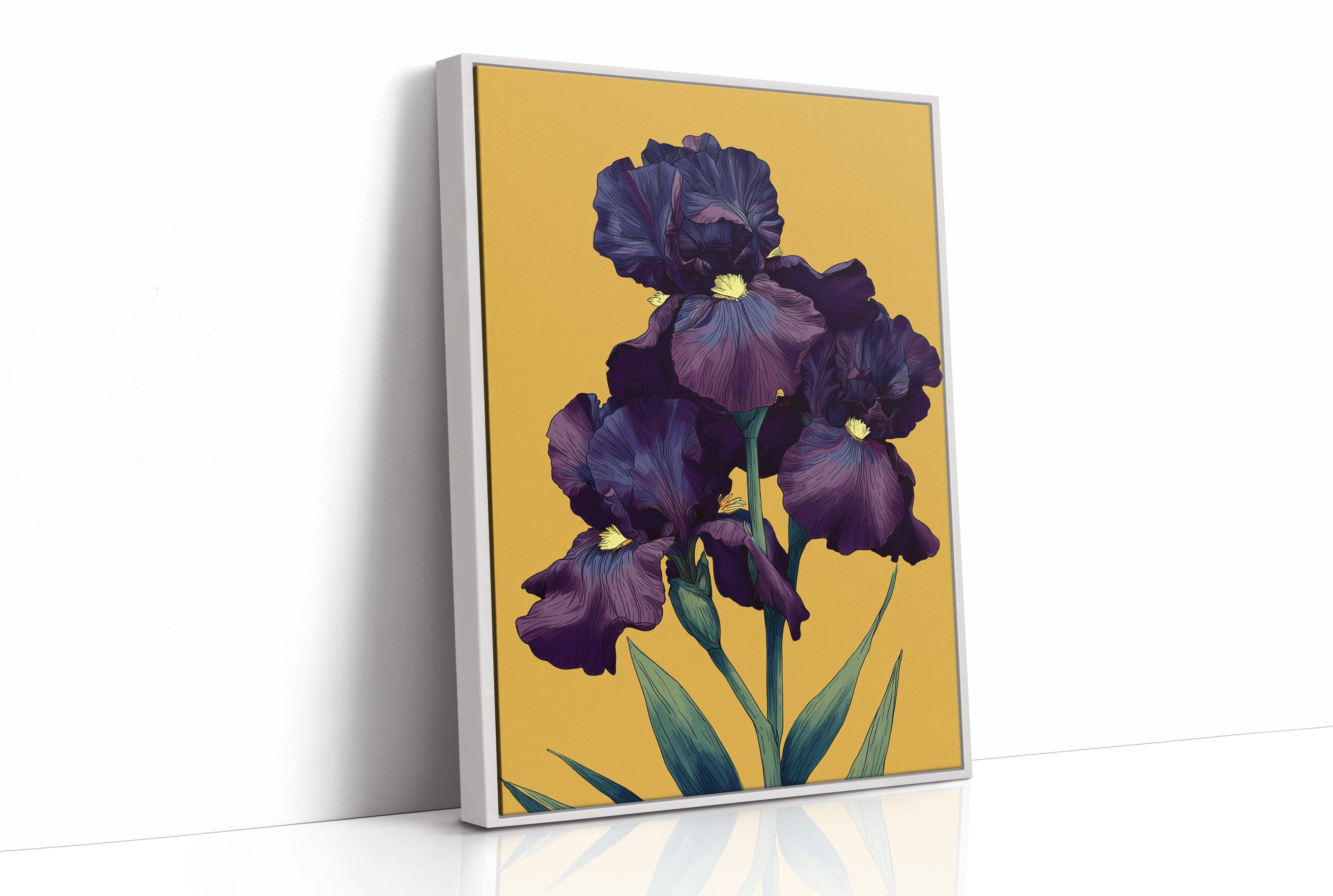 Dark Violet Against The Gold
