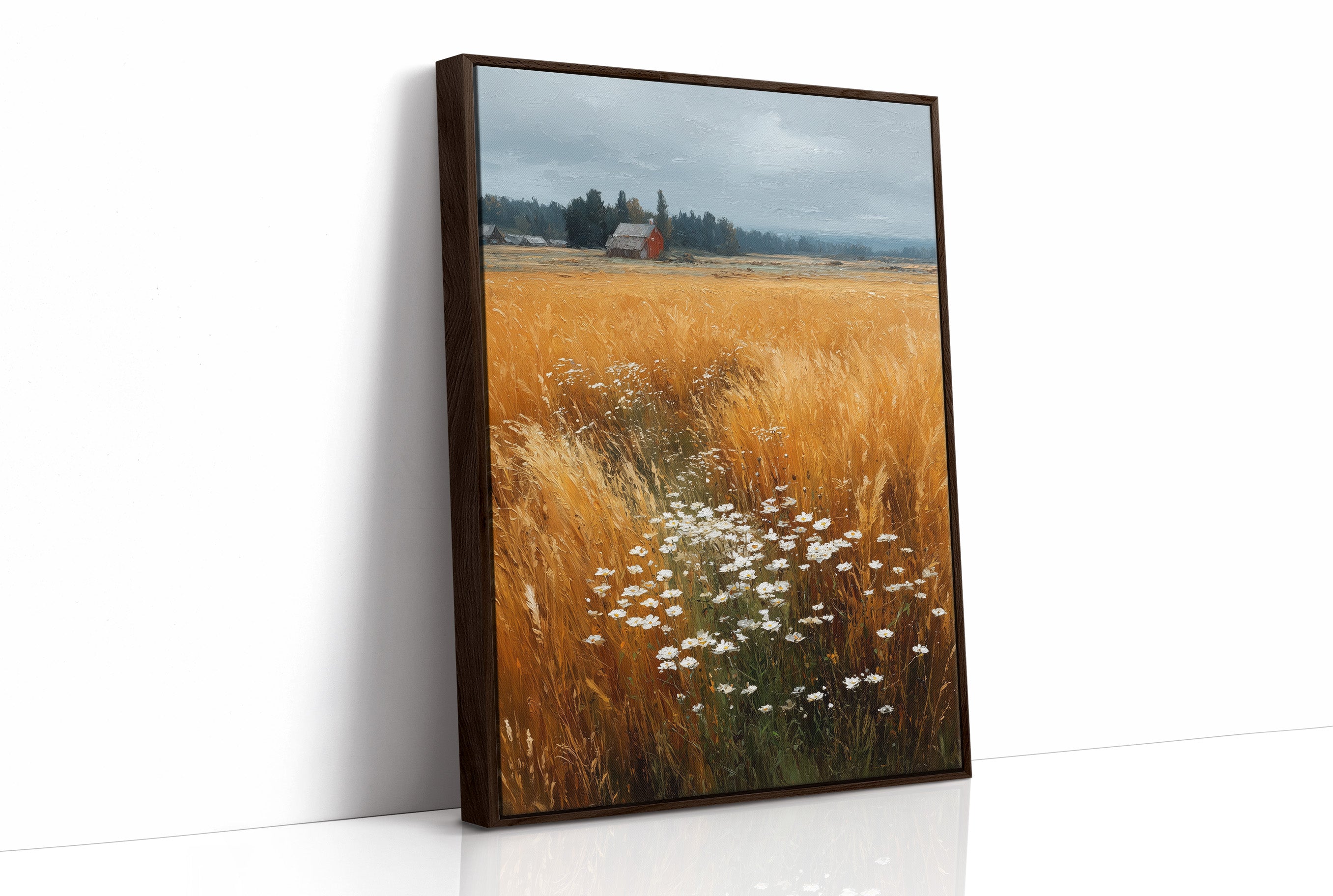 Daisies Break the Wheat