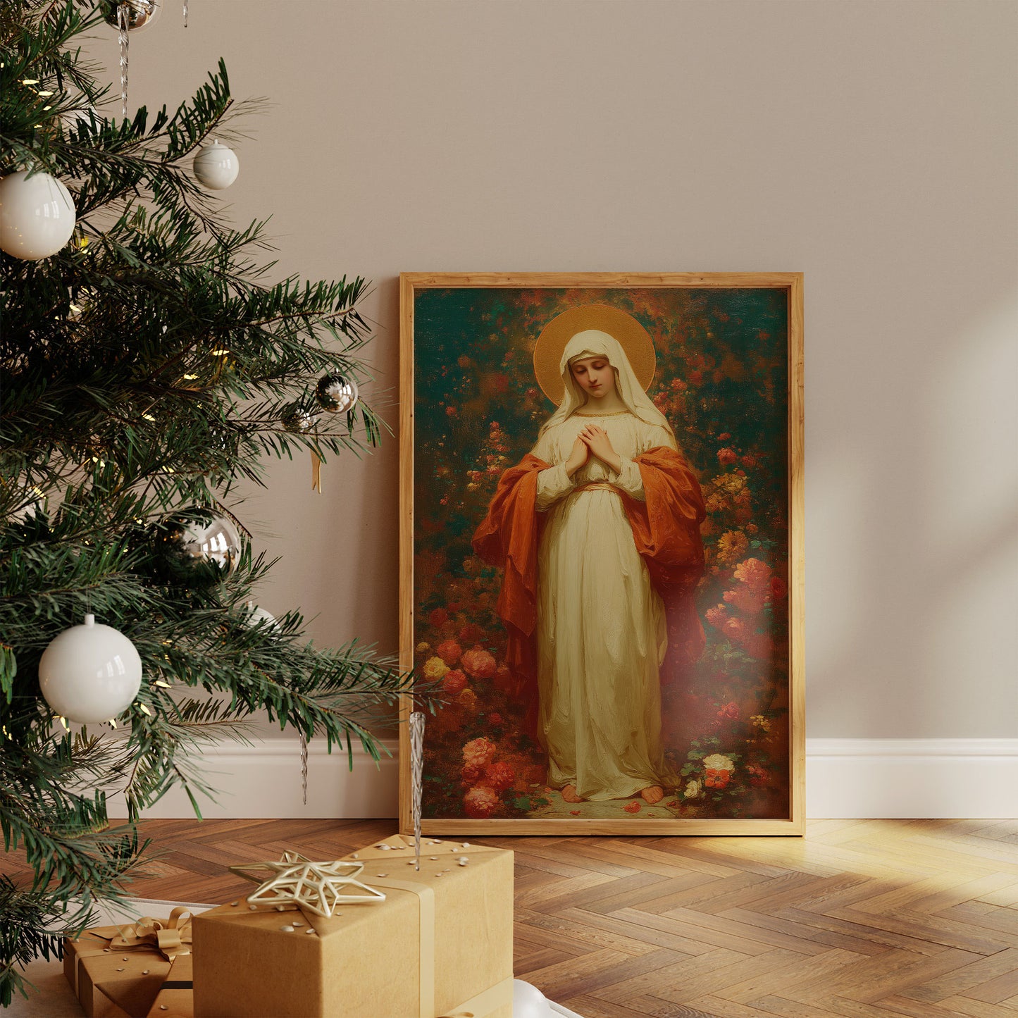 Sacred Roses Bloom In Winter