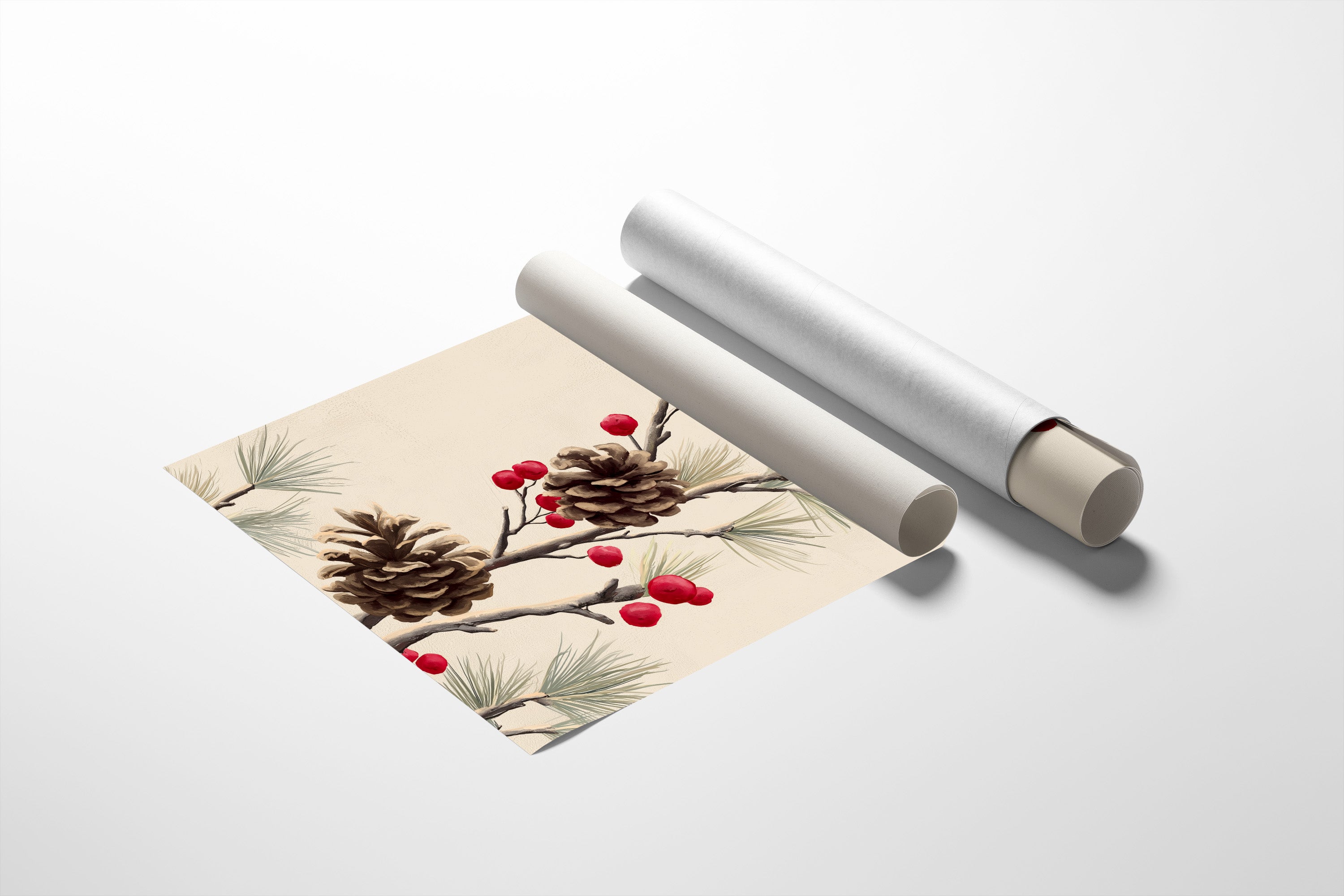 Winter Berries Paint December's Story