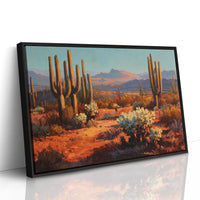 Copper Light Bathes Desert Giants