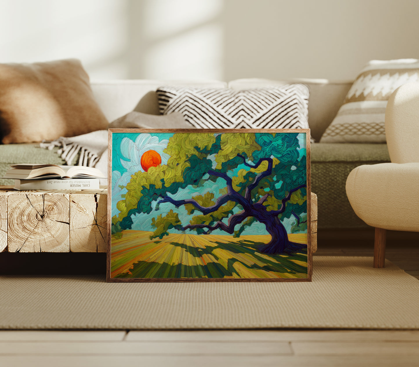 Ancient Oak Dances With Sunlight