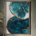 Emerald Echoes in Gold