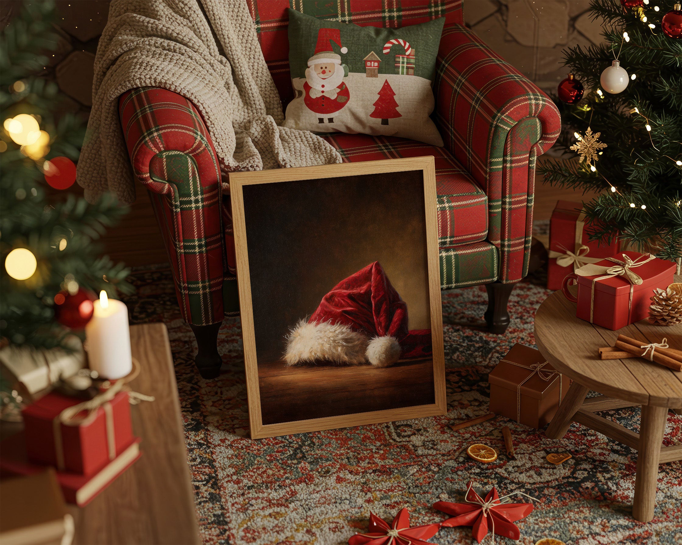 Santa's Hat Rests In Quiet Light