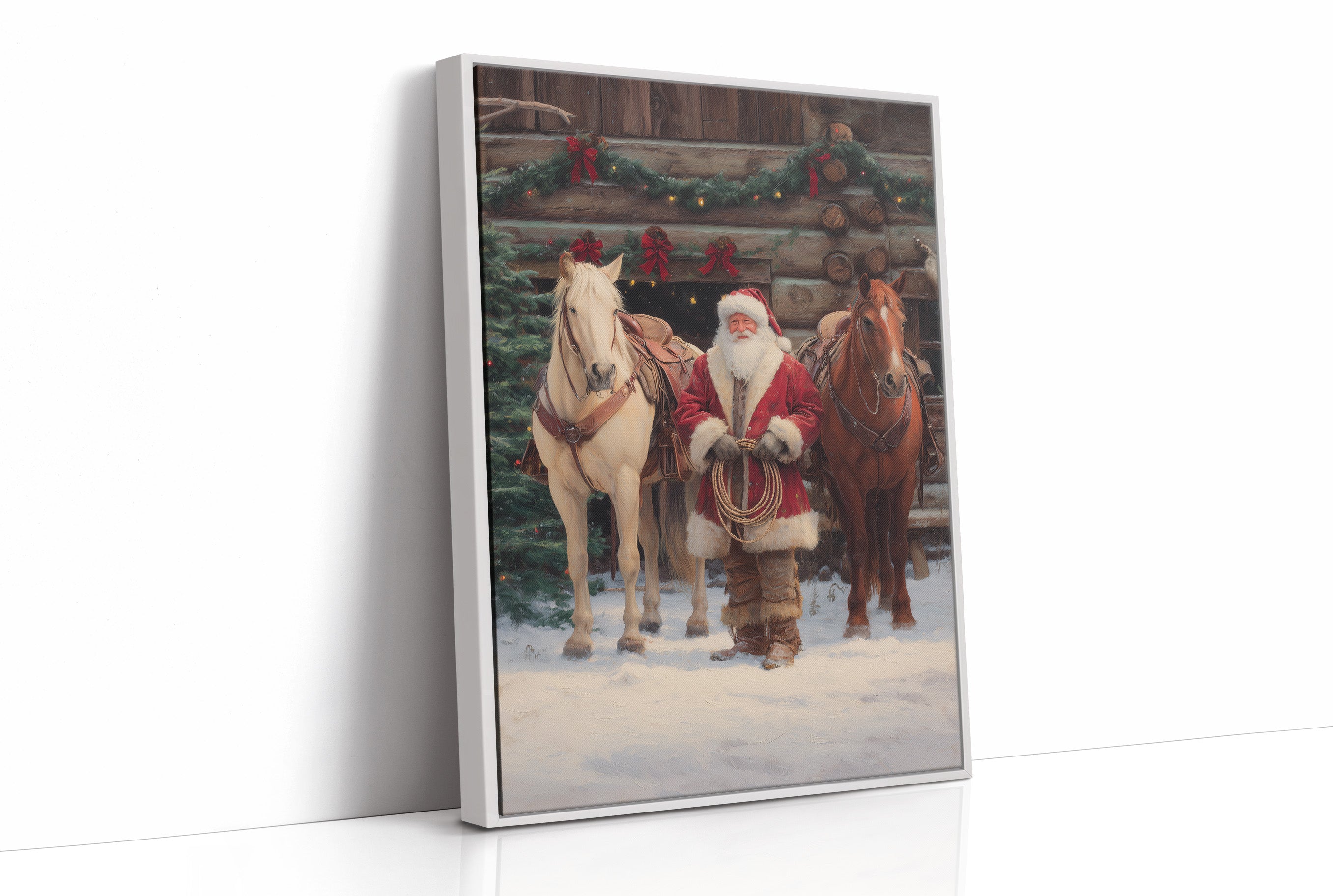 Frontier Christmas: Santa's Western Sleigh Team