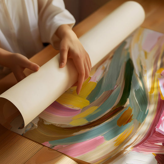 Brushstrokes Dance Like Spring Wind
