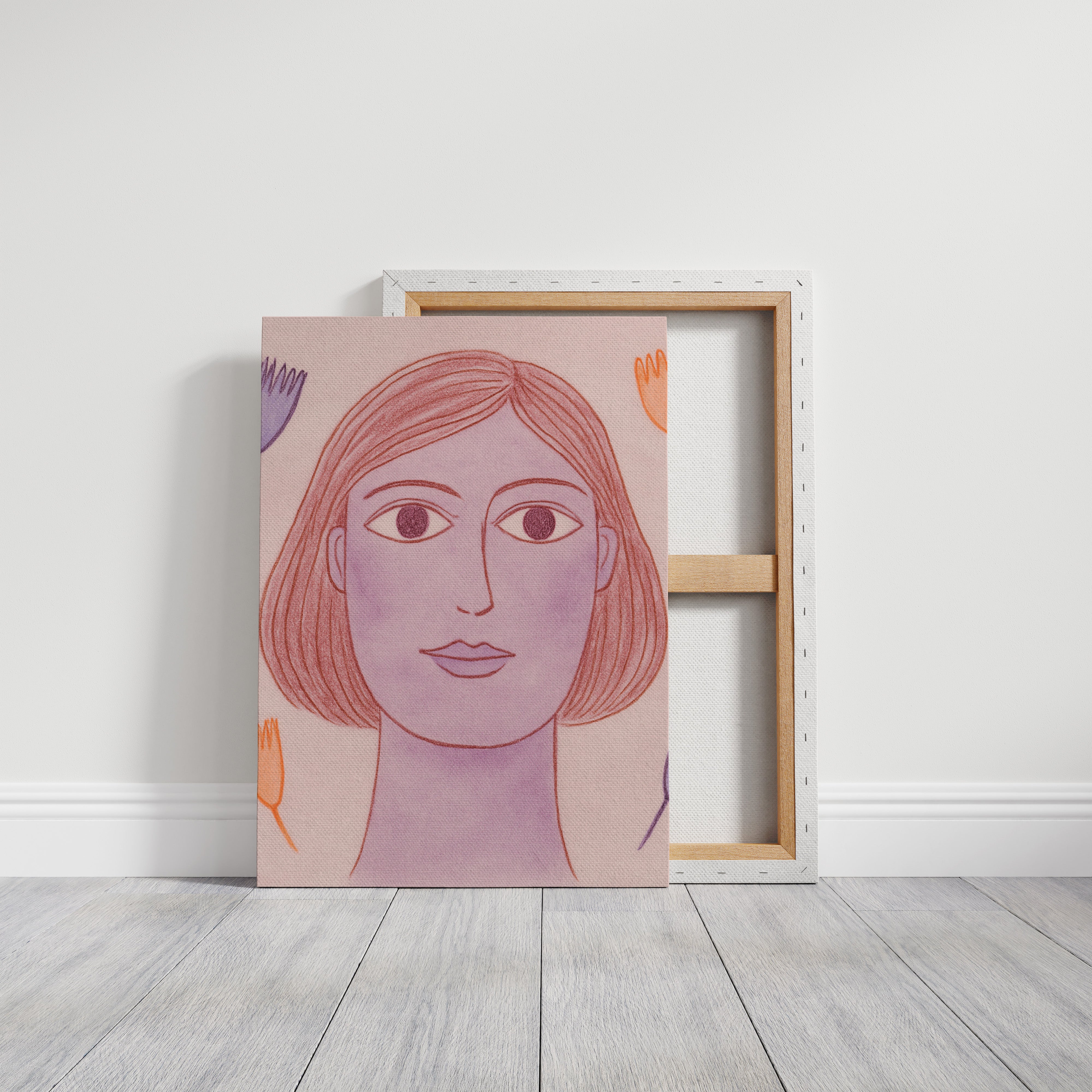 Desert Meets Modern Portrait Pink