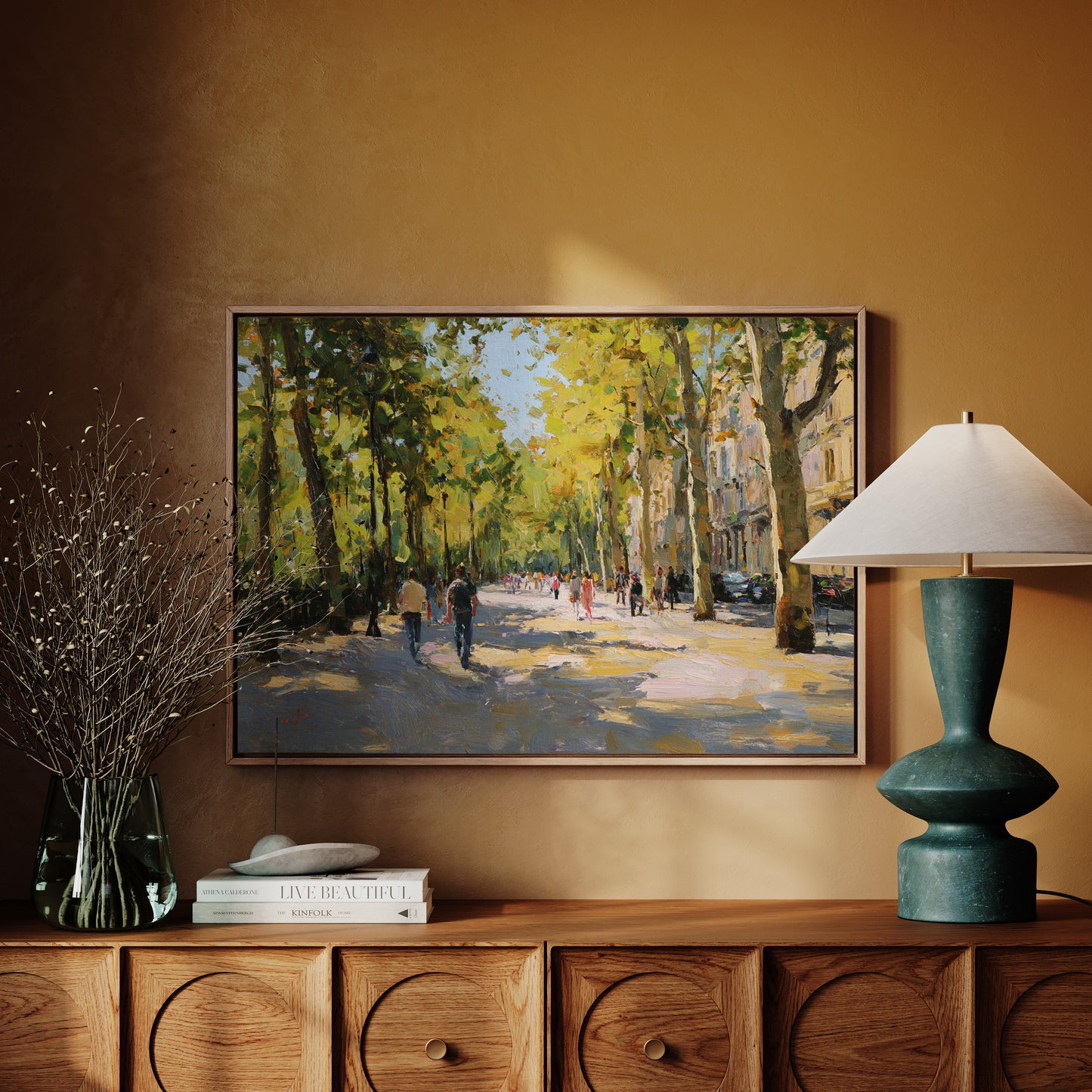 Autumn Light Dances Through City Trees