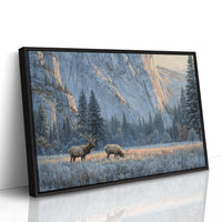 Morning Frost Greets Valley Elk