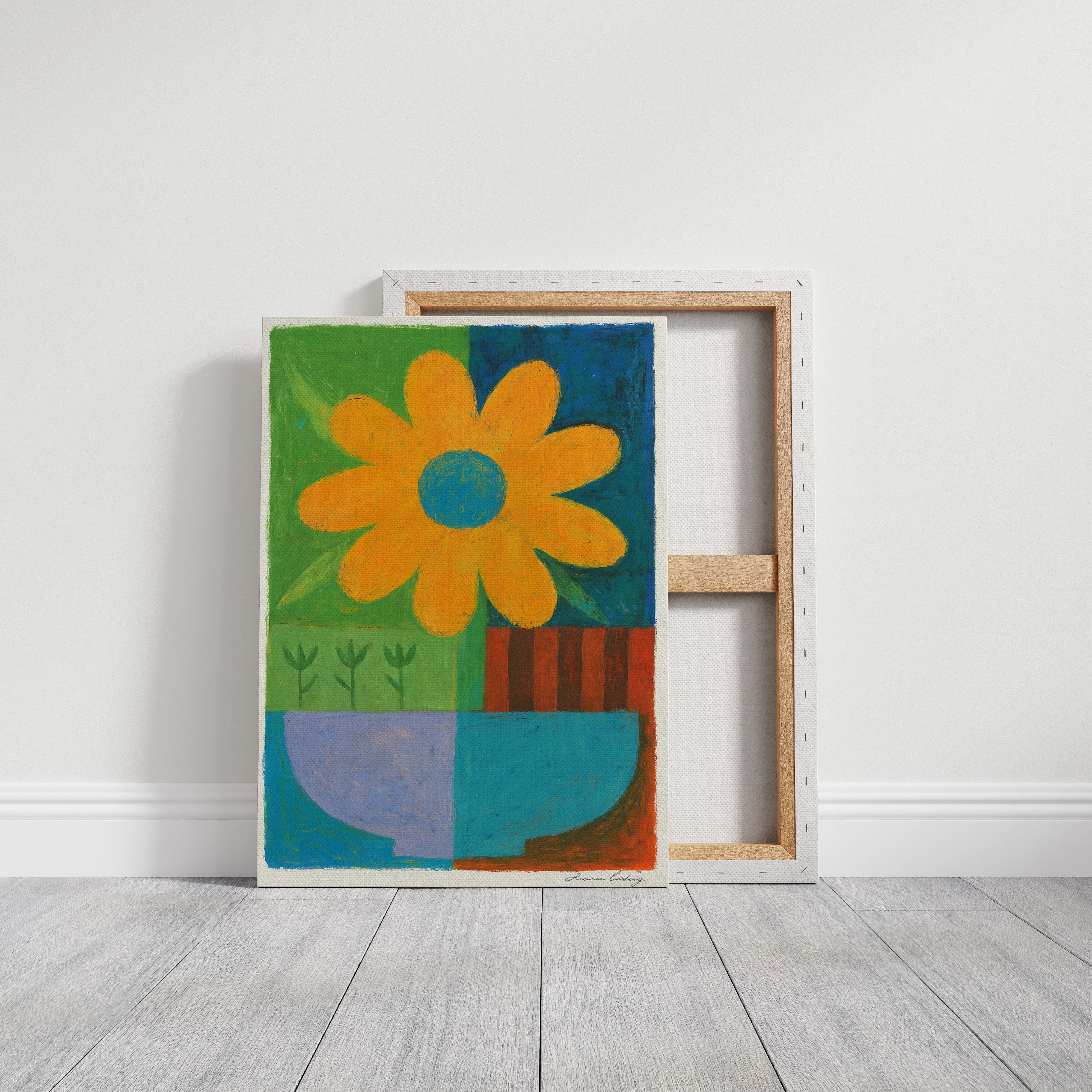 Summer Daisy Plays With Color