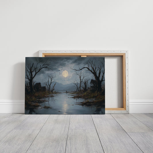 Moonlit Reflections on Forgotten Lands