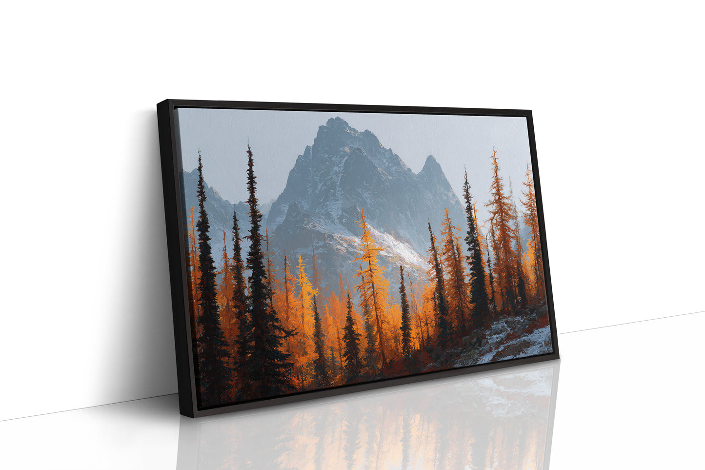 Autumn Fire Meets Mountain Frost