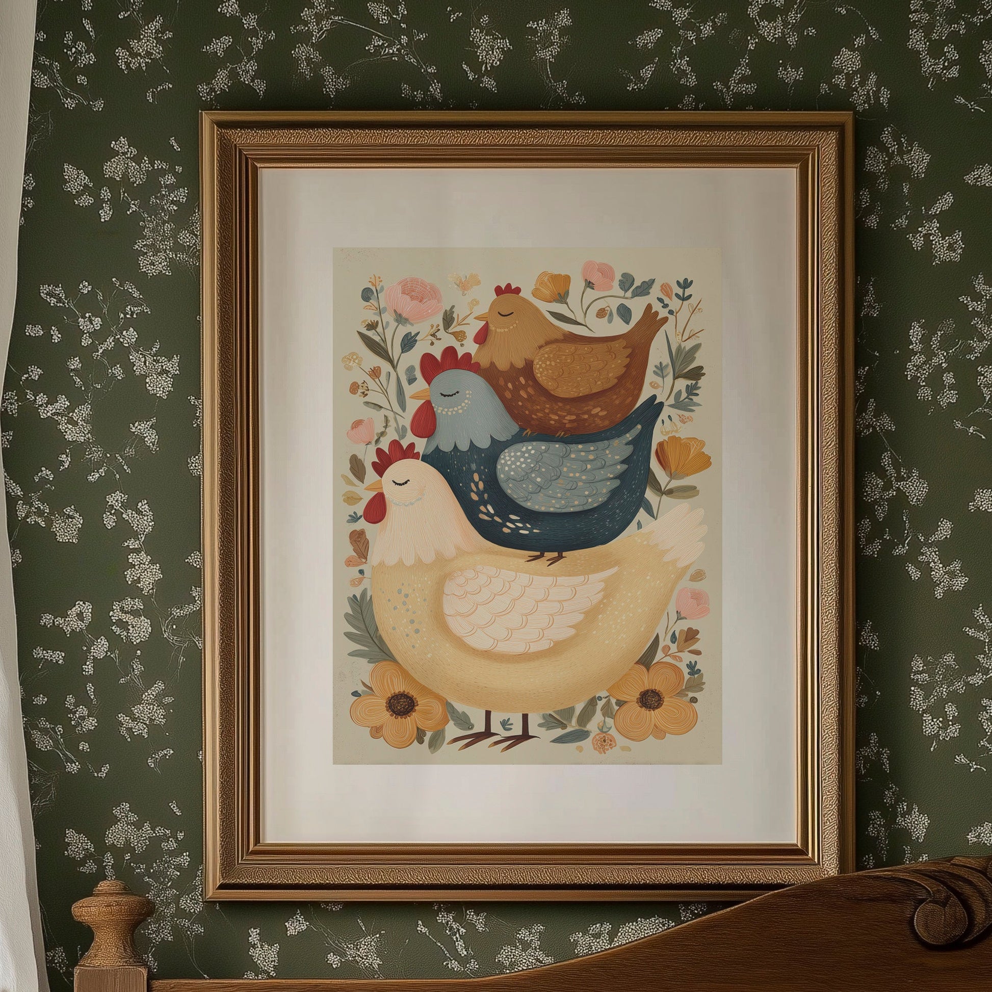 Roosters Tell Folk Art Tales
